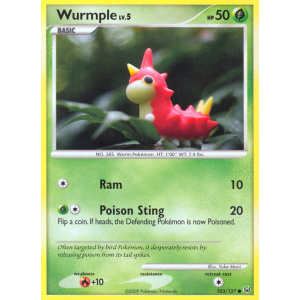 Wurmple 103/127 Pokemon TCG Platinum Platinum