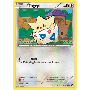 Togepi 102/135 Pokemon TCG Black & White Plasma Storm