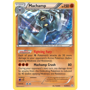 Rare Holo Machamp 42/83 Pokemon TCG XY Generations