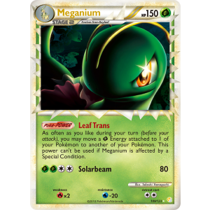 Rare Prime Meganium 109/123 Pokemon TCG HeartGold & SoulSilver HeartGold & SoulSilver