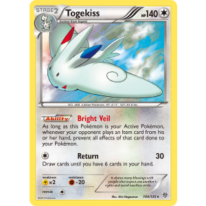 Rare Holo Togekiss 104/135 Pokemon TCG Black & White Plasma Storm