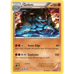 Rare Holo Golem 45/83 Pokemon TCG XY Generations