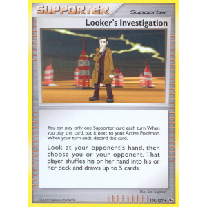 Looker's Investigation 109/127 Pokemon TCG Platinum Platinum