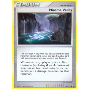 Miasma Valley 111/127 Pokemon TCG Platinum Platinum