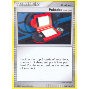 Pokédex HANDY910is 114/127 Pokemon TCG Platinum Platinum