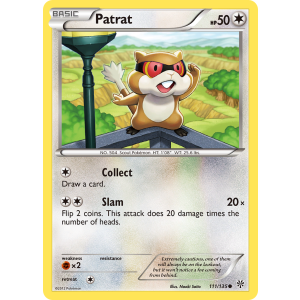 Patrat 111/135 Pokemon TCG Black & White Plasma Storm