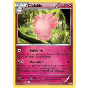 Clefable 51/83 Pokemon TCG XY Generations