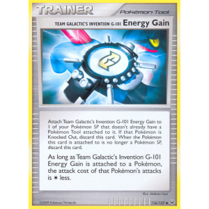 Team Galactic's Invention G-101 Energy Gain 116/127 Pokemon TCG Platinum Platinum