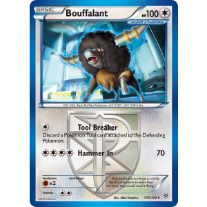 Bouffalant 114/135 Pokemon TCG Black & White Plasma Storm