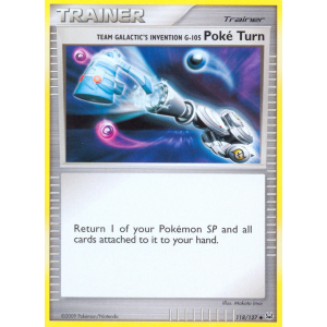 Team Galactic's Invention G-105 Poké Turn 118/127 Pokemon TCG Platinum Platinum