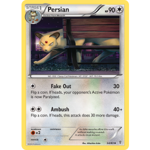 Persian 54/83 Pokemon TCG XY Generations