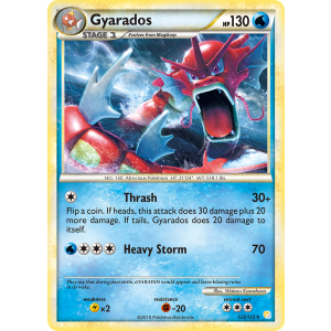 Rare Holo Gyarados 123/123 Pokemon TCG HeartGold & SoulSilver HeartGold & SoulSilver