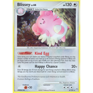 Rare Holo Blissey 5/123 Pokemon TCG Diamond & Pearl Mysterious Treasures