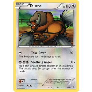 Tauros 57/83 Pokemon TCG XY Generations