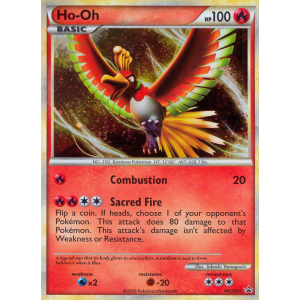 Promo Ho-Oh HGSS01/25 Pokemon TCG HeartGold & SoulSilver HGSS Black Star Promos