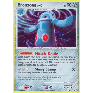 Rare Holo Bronzong 6/123 Pokemon TCG Diamond & Pearl Mysterious Treasures