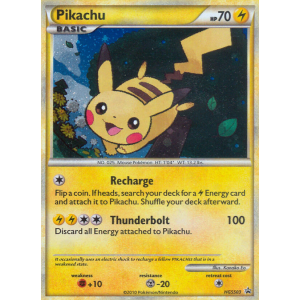 Promo Pikachu HGSS03/25 Pokemon TCG HeartGold & SoulSilver HGSS Black Star Promos