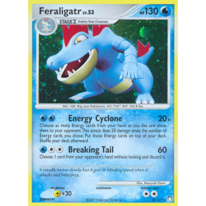 Rare Holo Feraligatr 8/123 Pokemon TCG Diamond & Pearl Mysterious Treasures