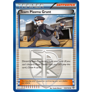 Team Plasma Grunt 125/135 Pokemon TCG Black & White Plasma Storm