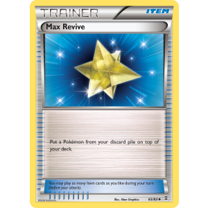 Max Revive 65/83 Pokemon TCG XY Generations