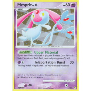 Rare Holo Mesprit 14/123 Pokemon TCG Diamond & Pearl Mysterious Treasures