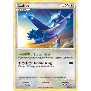 Promo Latios HGSS11/25 Pokemon TCG HeartGold & SoulSilver HGSS Black Star Promos