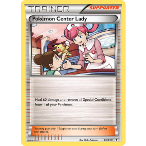 Pokémon Center Lady 68/83 Pokemon TCG XY Generations