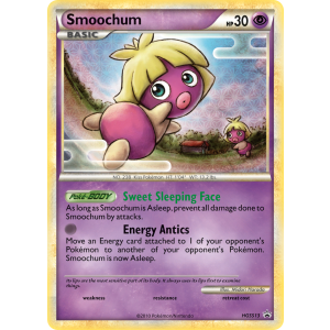 Promo Smoochum HGSS13/25 Pokemon TCG HeartGold & SoulSilver HGSS Black Star Promos