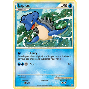 Promo Lapras HGSS14/25 Pokemon TCG HeartGold & SoulSilver HGSS Black Star Promos