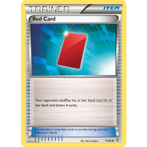 Red Card 71/83 Pokemon TCG XY Generations