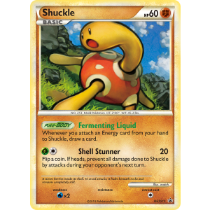 Promo Shuckle HGSS15/25 Pokemon TCG HeartGold & SoulSilver HGSS Black Star Promos