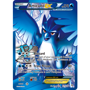 Rare Ultra Articuno-EX 132/135 Pokemon TCG Black & White Plasma Storm