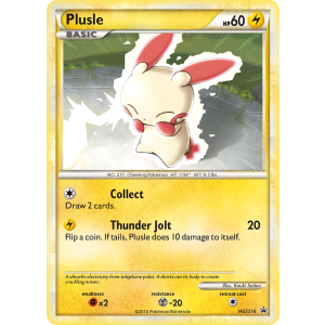 Promo Plusle HGSS16/25 Pokemon TCG HeartGold & SoulSilver HGSS Black Star Promos