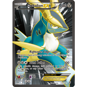 Rare Ultra Cobalion-EX 133/135 Pokemon TCG Black & White Plasma Storm