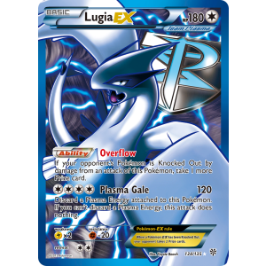 Rare Ultra Lugia-EX 134/135 Pokemon TCG Black & White Plasma Storm