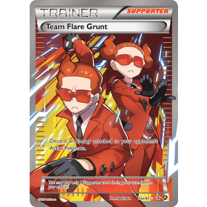 Rare Ultra Team Flare Grunt 73a/83 Pokemon TCG XY Generations