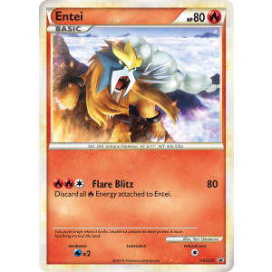 Promo Entei HGSS20/25 Pokemon TCG HeartGold & SoulSilver HGSS Black Star Promos