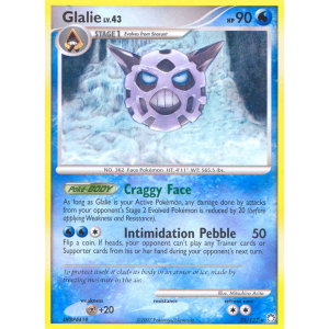 Glalie 25/123 Pokemon TCG Diamond & Pearl Mysterious Treasures