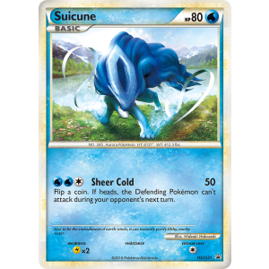 Promo Suicune HGSS21/25 Pokemon TCG HeartGold & SoulSilver HGSS Black Star Promos