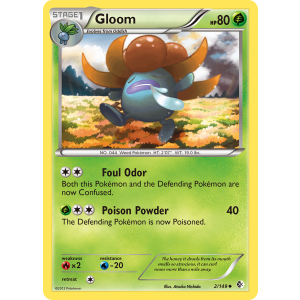 Gloom 2/149 Pokemon TCG Black & White Boundaries Crossed