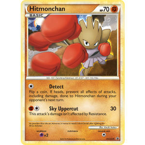 Promo Hitmonchan HGSS24/25 Pokemon TCG HeartGold & SoulSilver HGSS Black Star Promos