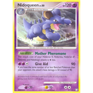 Nidoqueen 31/123 Pokemon TCG Diamond & Pearl Mysterious Treasures