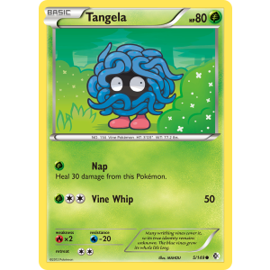 Tangela 5/149 Pokemon TCG Black & White Boundaries Crossed