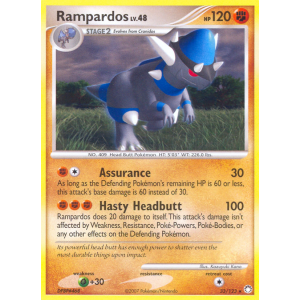 Rampardos 33/123 Pokemon TCG Diamond & Pearl Mysterious Treasures