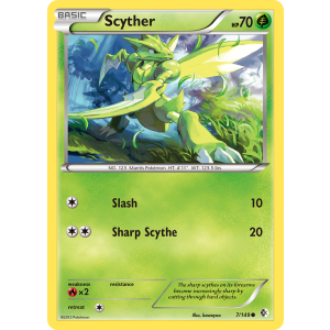 Scyther 7/149 Pokemon TCG Black & White Boundaries Crossed