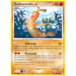 Sudowoodo 35/123 Pokemon TCG Diamond & Pearl Mysterious Treasures