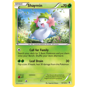 Shaymin 10/149 Pokemon TCG Black & White Boundaries Crossed