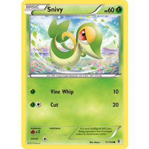 Snivy 11/149 Pokemon TCG Black & White Boundaries Crossed