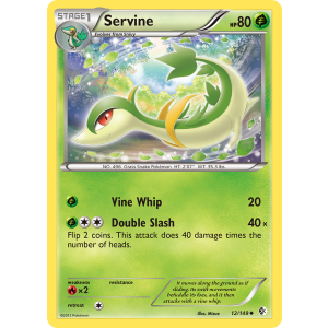 Servine 12/149 Pokemon TCG Black & White Boundaries Crossed