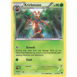 Kricketune 6/122 Pokemon TCG XY BREAKpoint